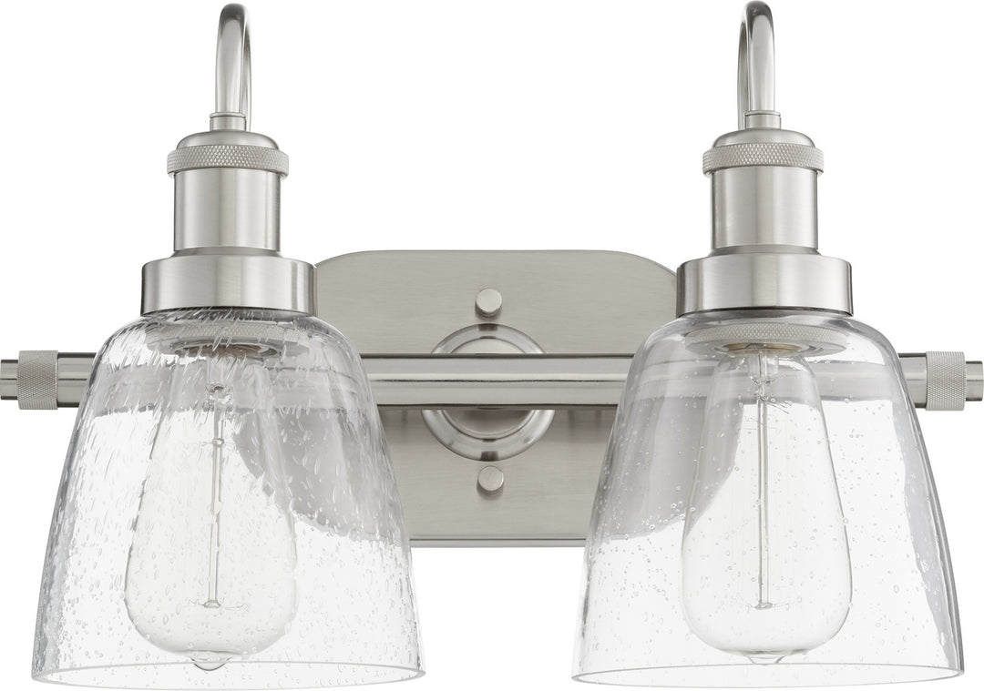 Quorum 508 Vanities 508-2-65 Bath Vanity Light 18 in. wide - Satin Nickel