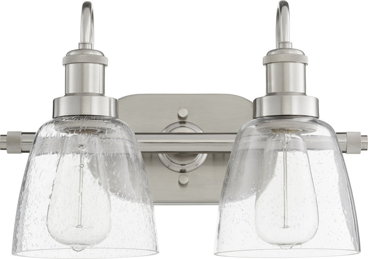 Quorum 508 Vanities 508-2-65 Bath Vanity Light 18 in. wide - Satin Nickel