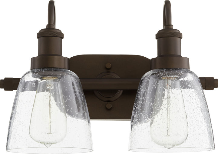 Quorum 508 Vanities 508-2-86 Bath Vanity Light 18 in. wide - Oiled Bronze
