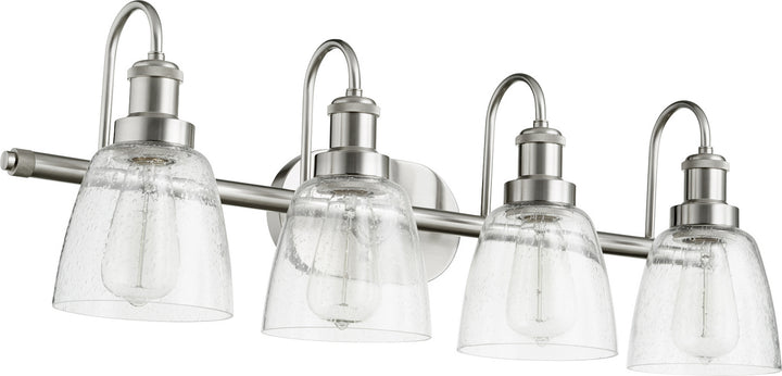 Quorum 508 Vanities 508-4-65 Bath Vanity Light 31 in. wide - Satin Nickel