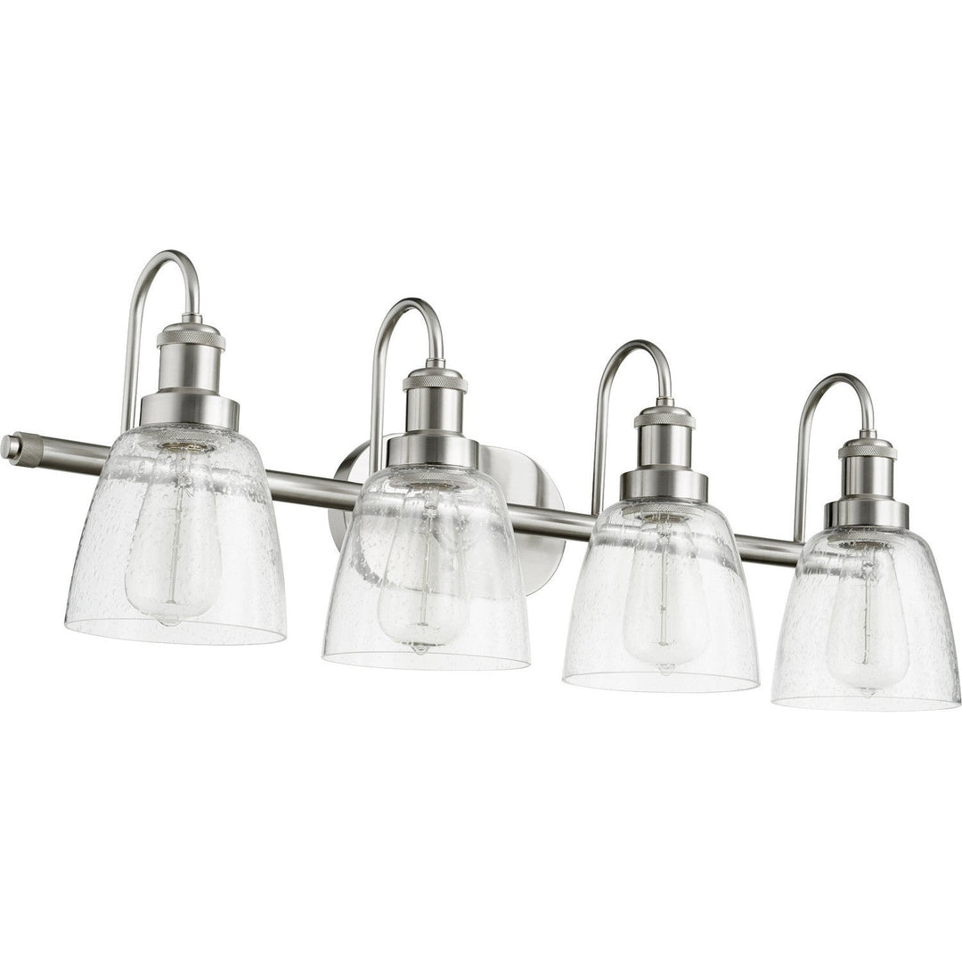 Quorum 508 Vanities 508-4-65 Bath Vanity Light 31 in. wide - Satin Nickel
