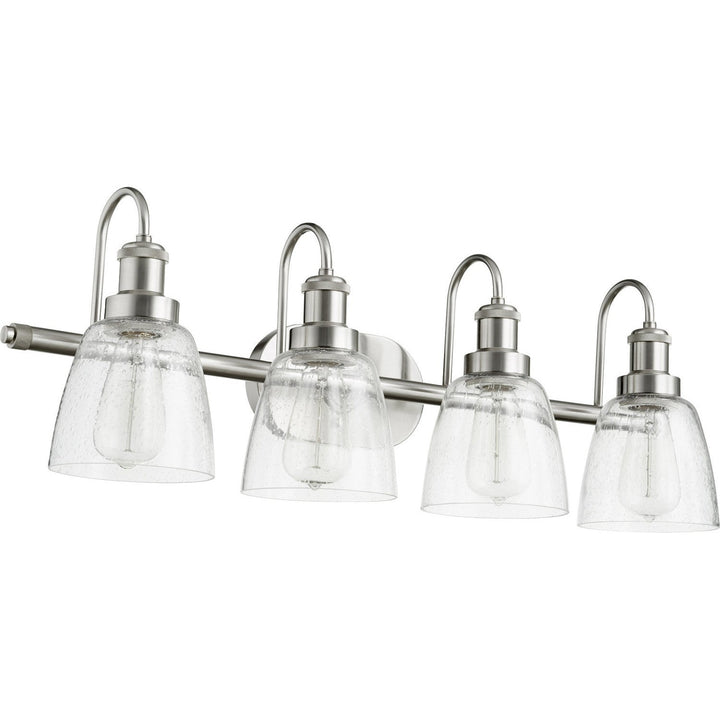 Quorum 508 Vanities 508-4-65 Bath Vanity Light 31 in. wide - Satin Nickel