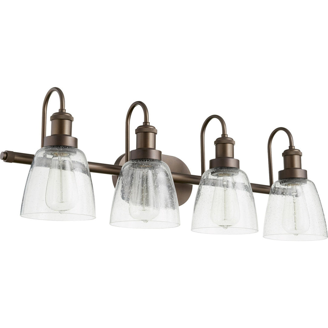 Quorum 508 Vanities 508-4-86 Bath Vanity Light 31 in. wide - Oiled Bronze