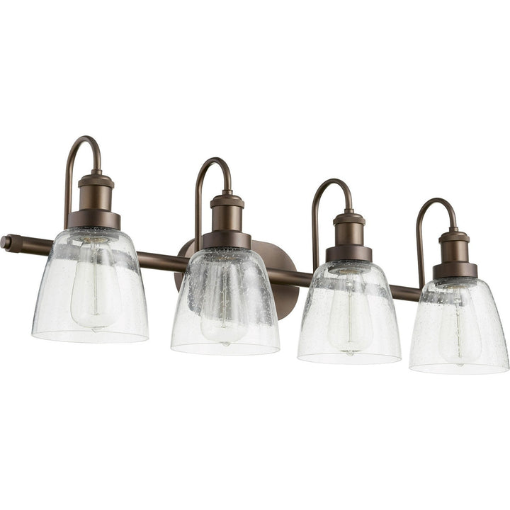 Quorum 508 Vanities 508-4-86 Bath Vanity Light 31 in. wide - Oiled Bronze