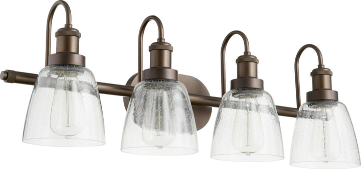 Quorum 508 Vanities 508-4-86 Bath Vanity Light 31 in. wide - Oiled Bronze