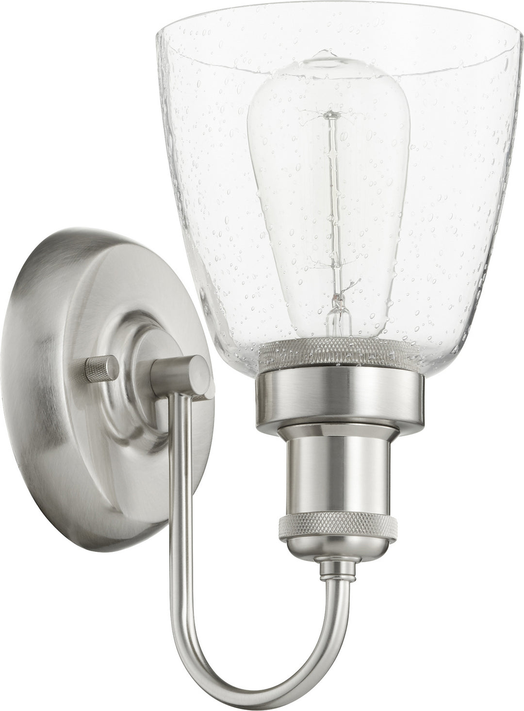 Quorum 548 Wall Mounts 548-1-65 Wall Sconce Light - Satin Nickel