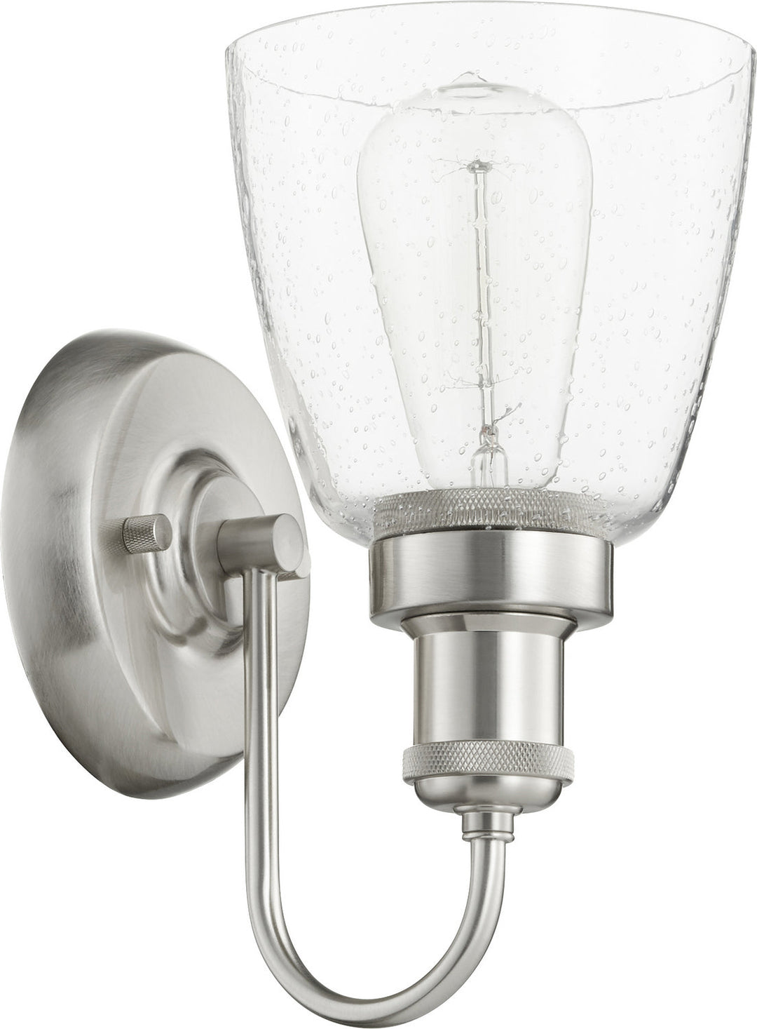 Quorum 548 Wall Mounts 548-1-65 Wall Sconce Light - Satin Nickel