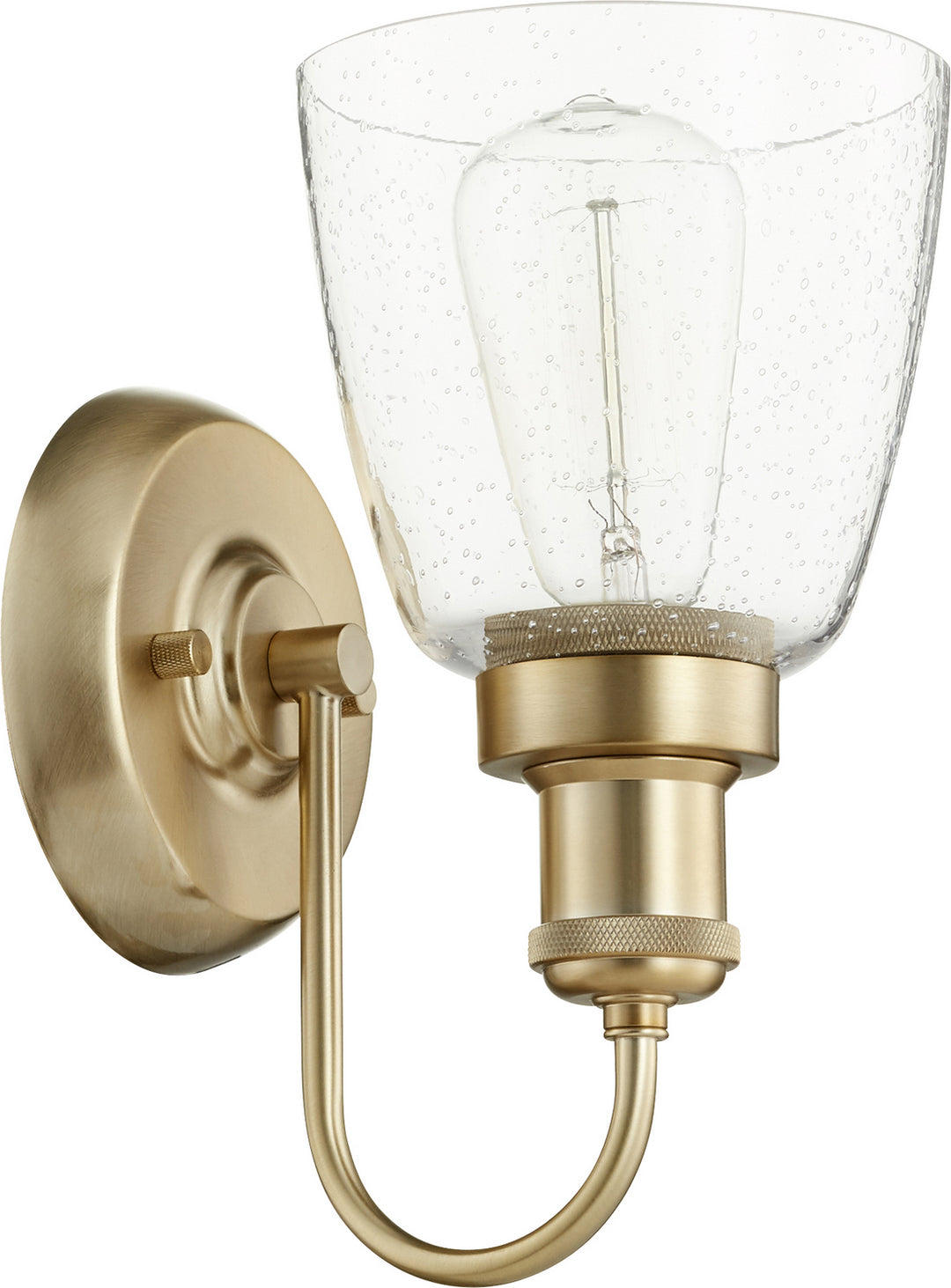 Quorum 548 Wall Mounts 548-1-80 Wall Sconce Light - Aged Brass