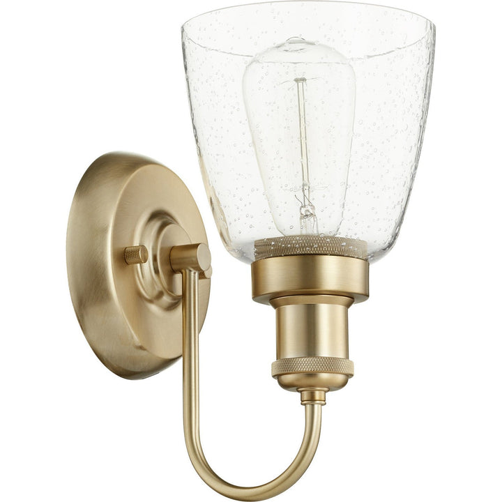 Quorum 548 Wall Mounts 548-1-80 Wall Sconce Light - Aged Brass
