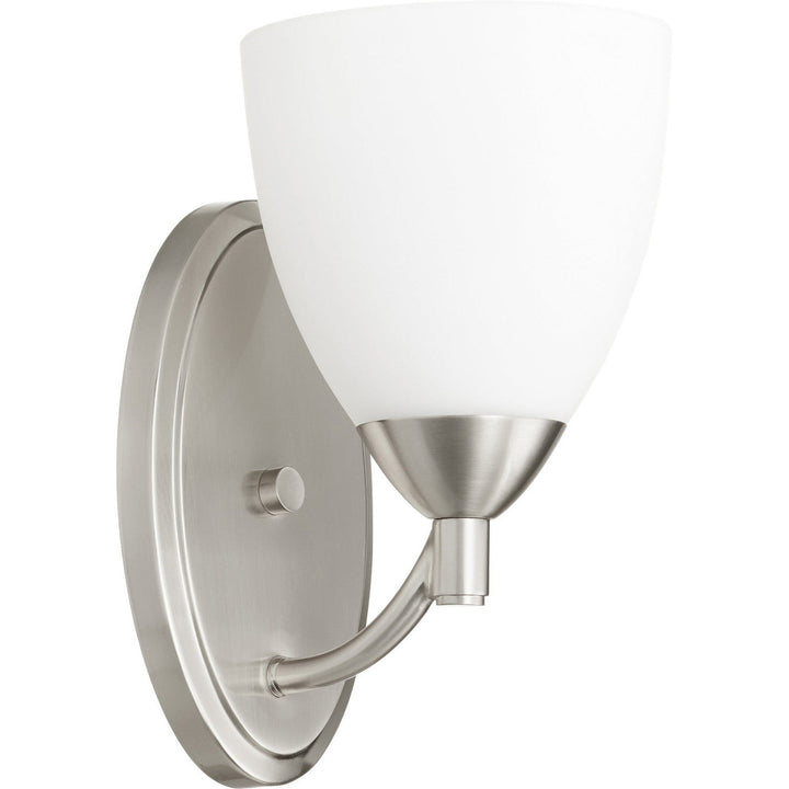 Quorum Barkley 5569-1-65 Wall Sconce Light - Satin Nickel