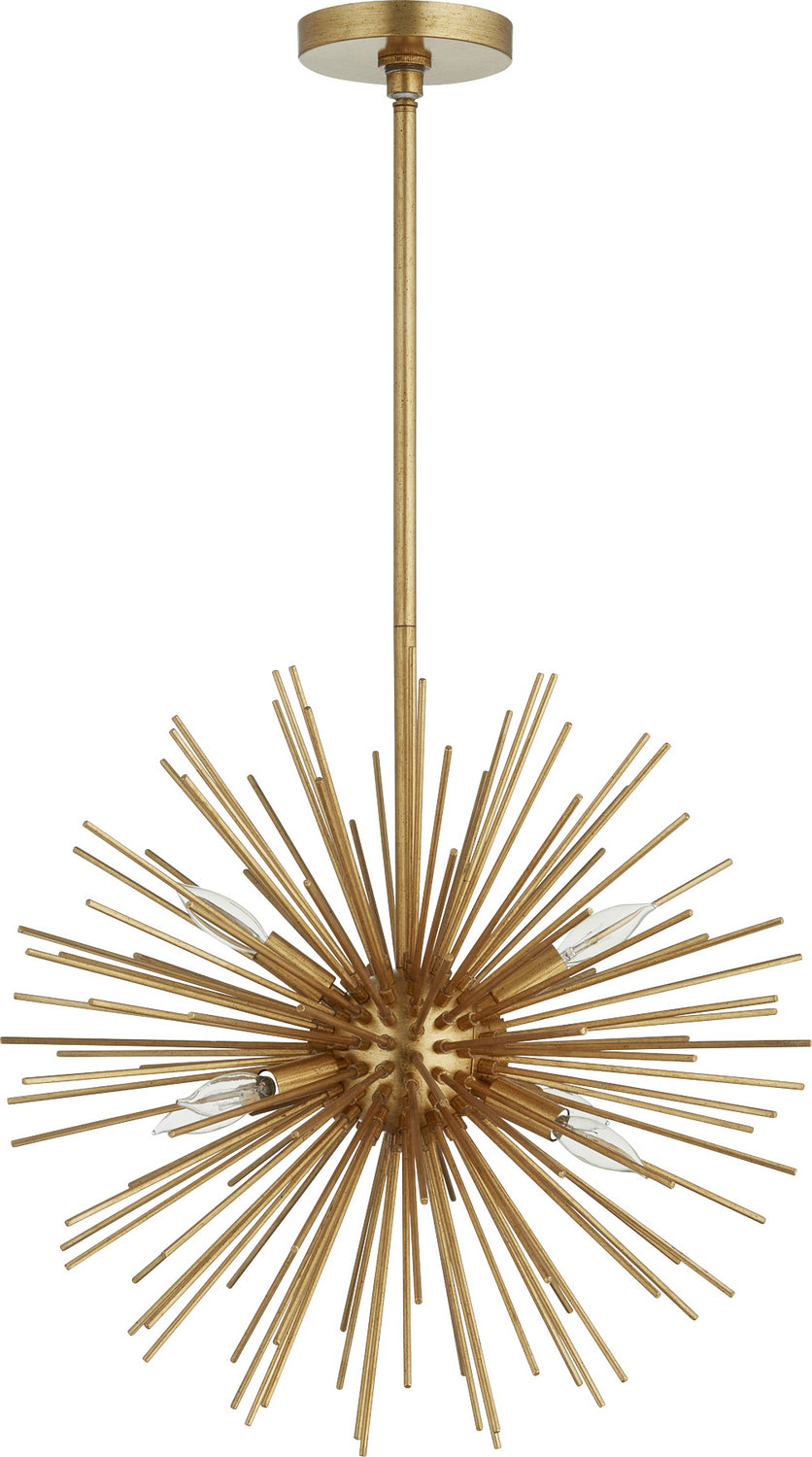 Quorum Electra 600-6-74 Pendant Light - Gold Leaf