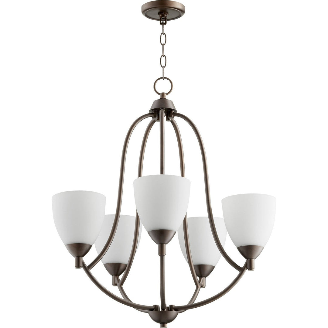 Quorum Barkley 6069-5-86 Chandelier Light - Oiled Bronze