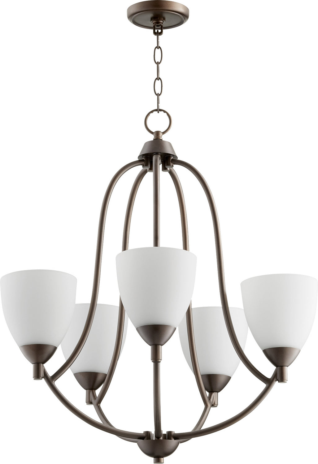 Quorum Barkley 6069-5-86 Chandelier Light - Oiled Bronze