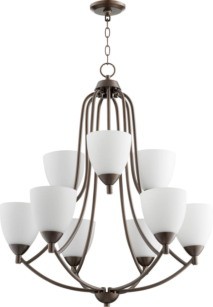 Quorum Barkley 6069-9-86 Chandelier Light - Oiled Bronze