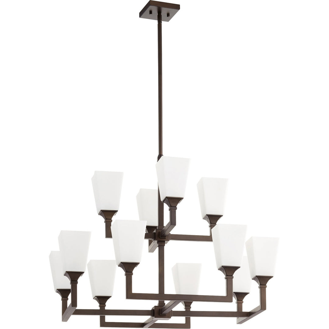 Quorum Wright 6123-12-86 Chandelier Light - Oiled Bronze