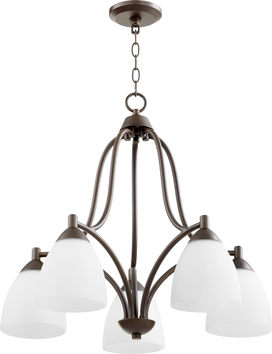 Quorum Barkley 6369-5-86 Chandelier Light - Oiled Bronze