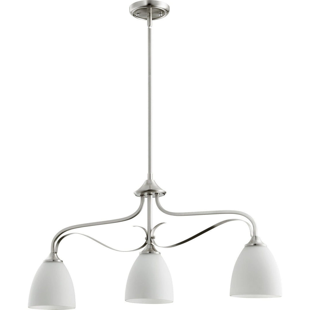 Quorum Jardin 6627-3-65 Pendant Light - Satin Nickel