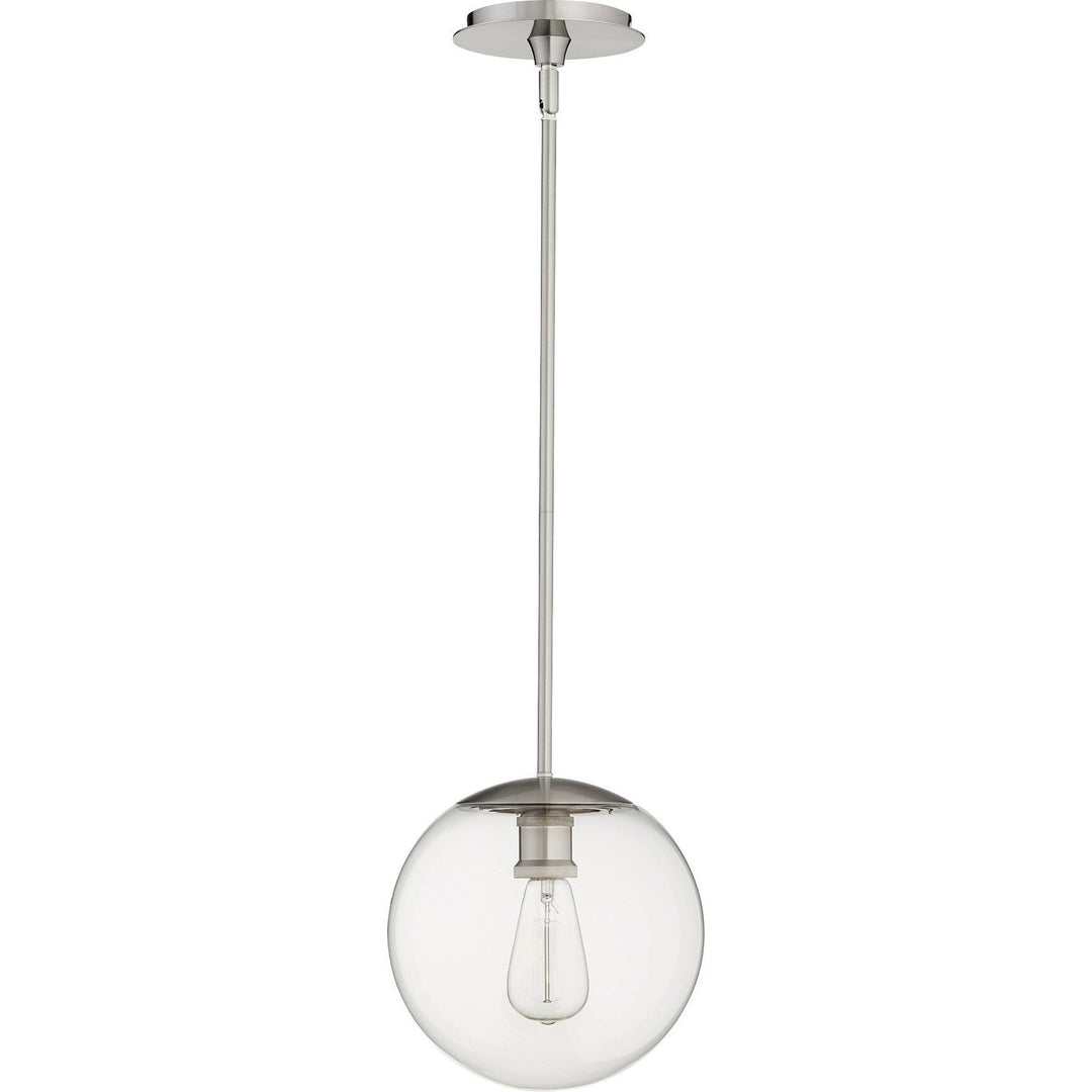 Quorum Globe Pendants 80-10-65 Pendant Light - Satin Nickel