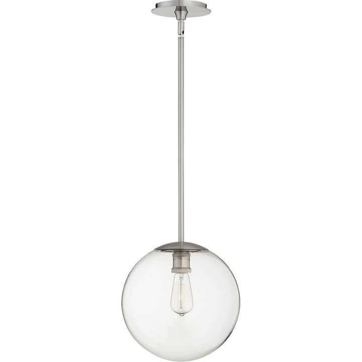 Quorum Globe Pendants 80-12-65 Pendant Light - Satin Nickel