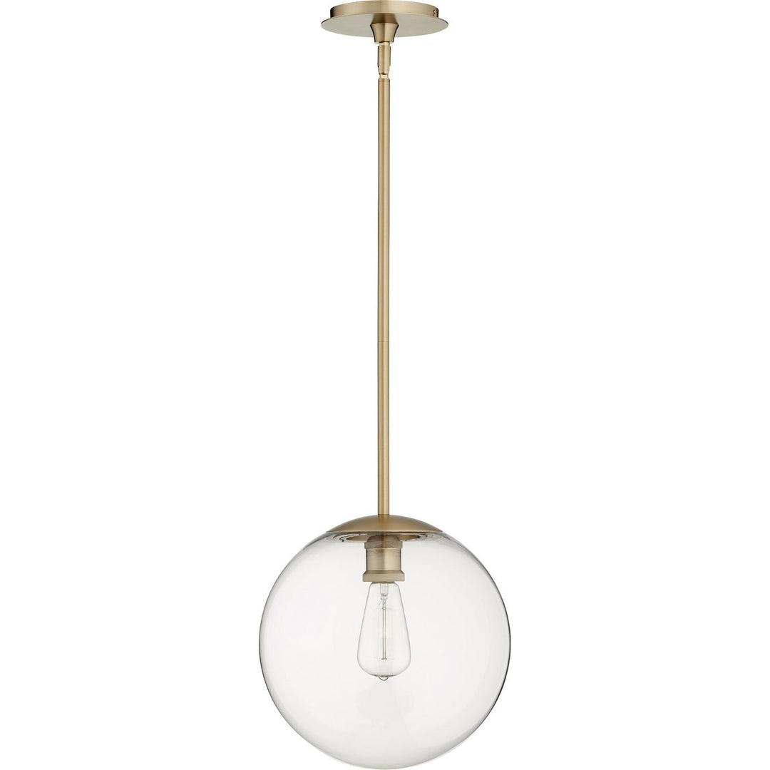 Quorum Globe Pendants 80-12-80 Pendant Light - Aged Brass