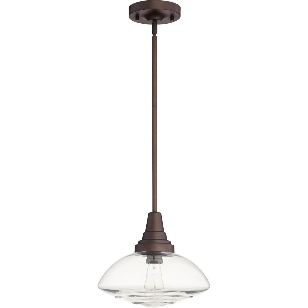 Quorum Lenticular Series 8240-86 Pendant Light - Oiled Bronze