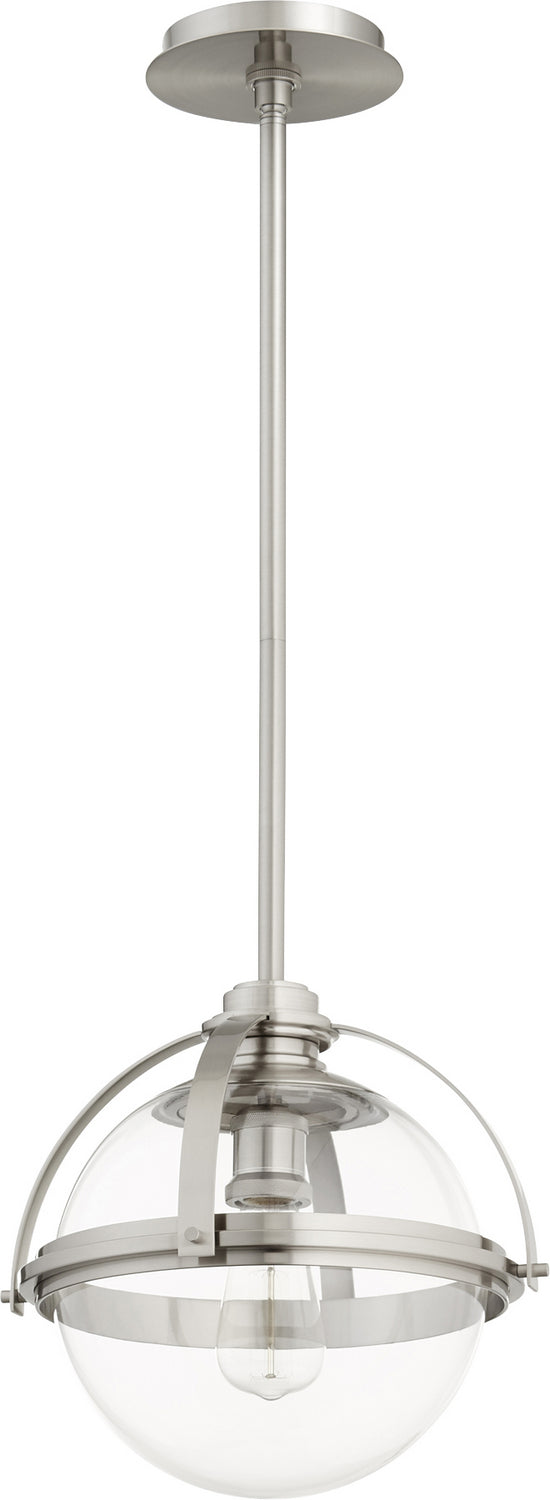 Quorum Meridian Globe Pendants 88-13-65 Pendant Light - Satin Nickel