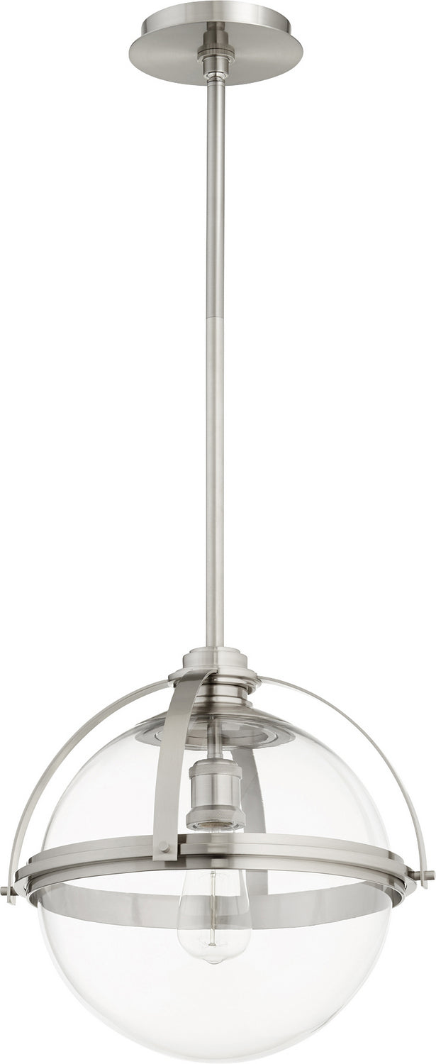 Quorum Meridian Globe Pendants 88-15-65 Pendant Light - Satin Nickel
