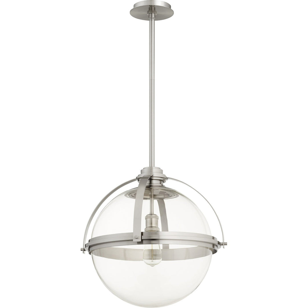 Quorum Meridian Globe Pendants 88-20-65 Pendant Light - Satin Nickel