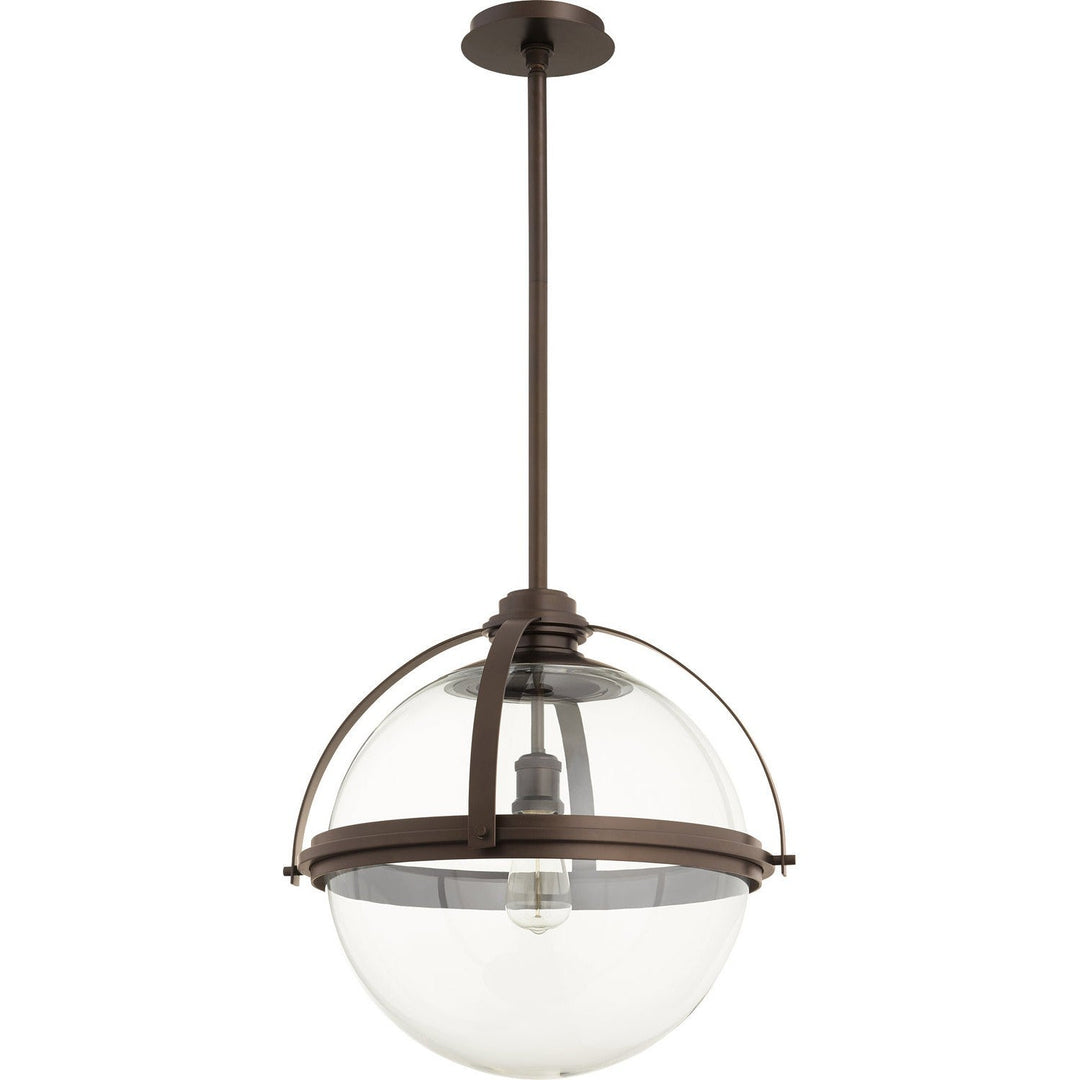 Quorum Meridian Globe Pendants 88-20-86 Pendant Light - Oiled Bronze