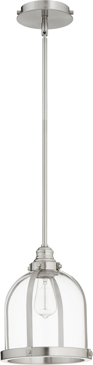 Quorum Banded Series 886-65 Pendant Light - Satin Nickel