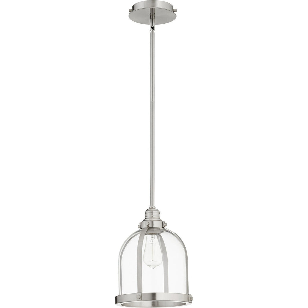 Quorum Banded Series 886-65 Pendant Light - Satin Nickel