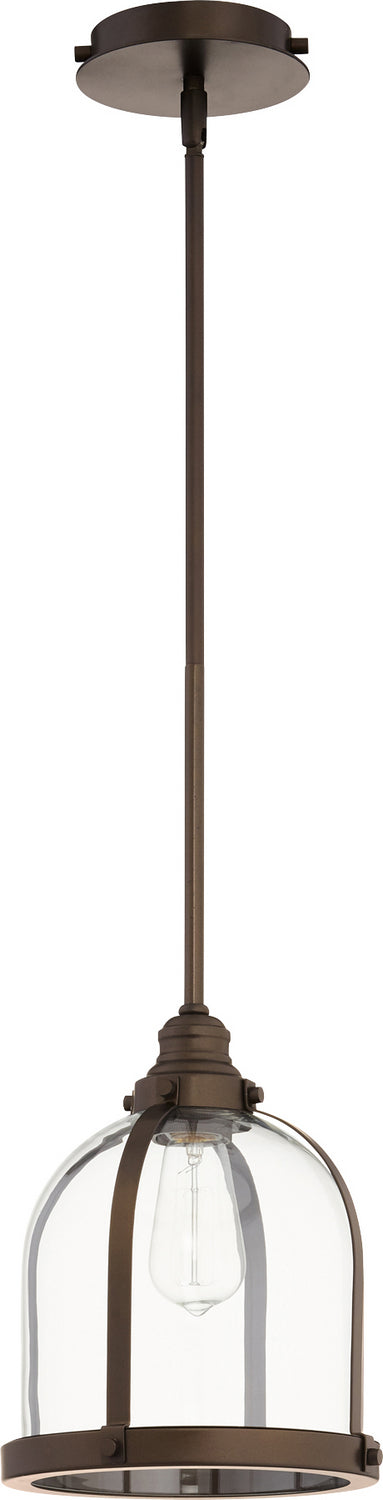 Quorum Banded Series 886-86 Pendant Light - Oiled Bronze
