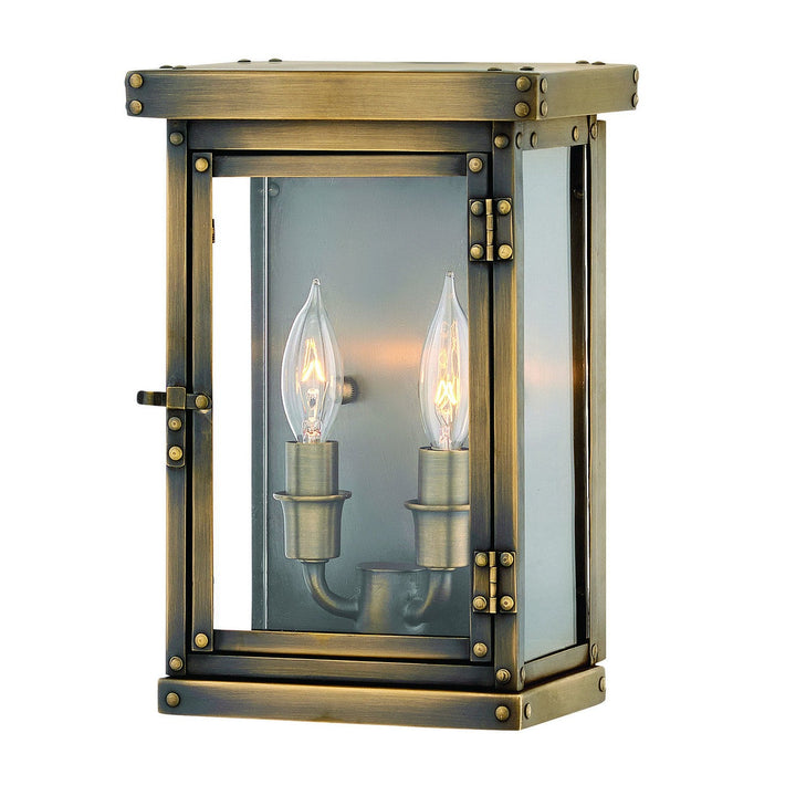 Hinkley Lighting 2000DS Hamilton Led Wall Mount Outdoor Brass - Antique