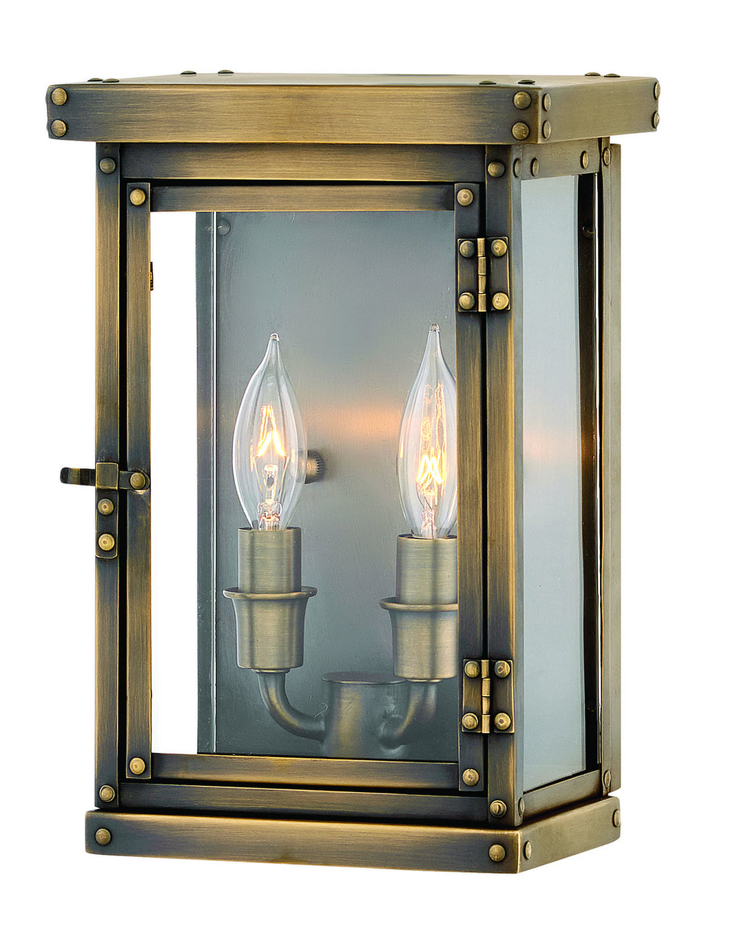 Hinkley Lighting 2000DS Hamilton Led Wall Mount Outdoor Brass - Antique