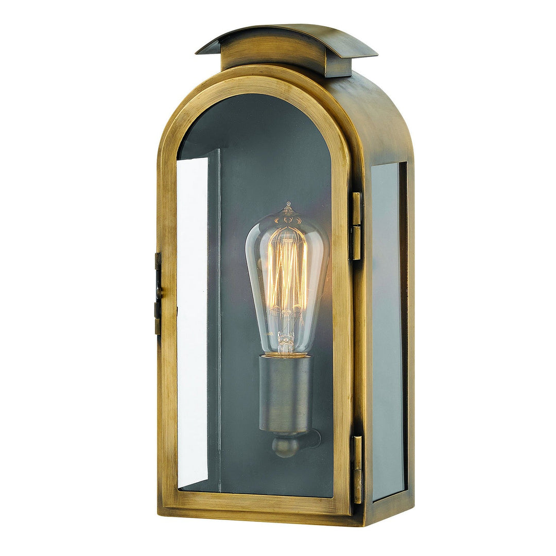 Hinkley Lighting 2520LS  Rowley Outdoor Light Antique Brass