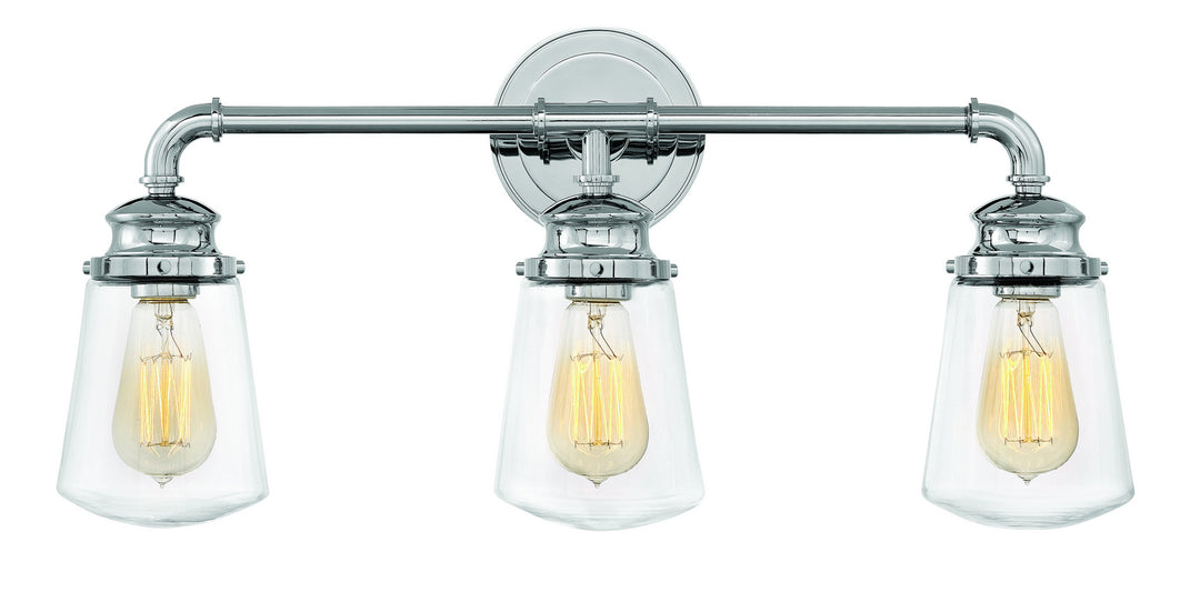 Hinkley Fritz 5033CM Bath Vanity Light 24 in. wide - Chrome