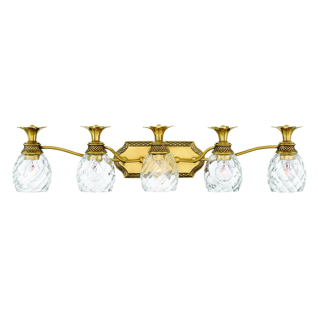 Hinkley Plantation 5315BB Bath Vanity Light 37 in. wide - Burnished Brass