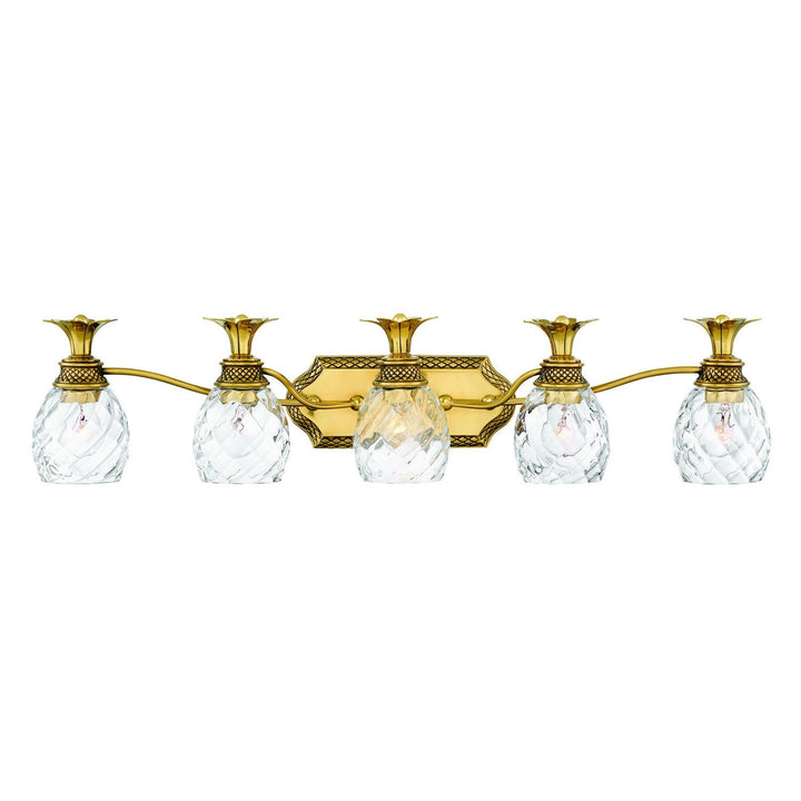 Hinkley Plantation 5315BB Bath Vanity Light 37 in. wide - Burnished Brass