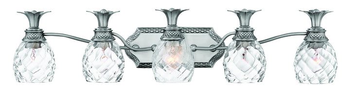 Hinkley Plantation 5315PL Bath Vanity Light 37 in. wide - Polished Antique Nickel