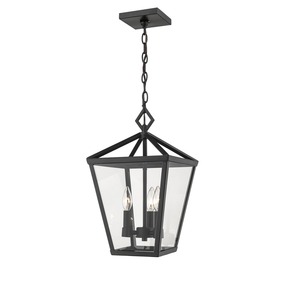 Millennium Lighting 2534-PBK Arnold Four Light Outdoor Hanging Lantern Outdoor Bronze / Dark