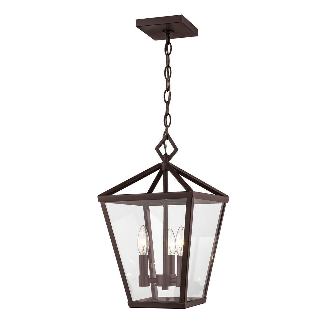 Millennium Lighting 2534-PBZ Arnold Four Light Outdoor Hanging Lantern Outdoor Bronze / Dark