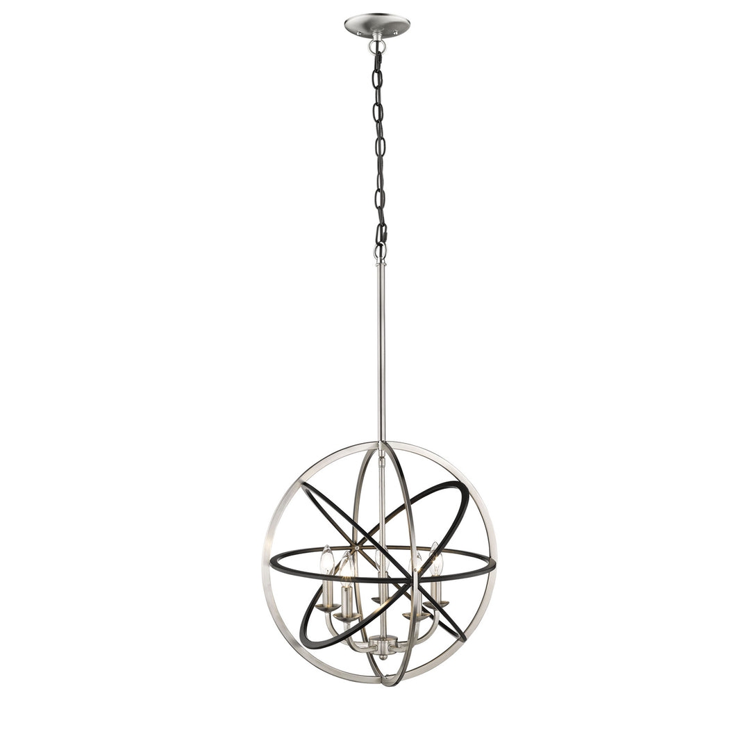 Millennium 3397-MB/BN Pendant Light - Matte Black/Brushed Nickel