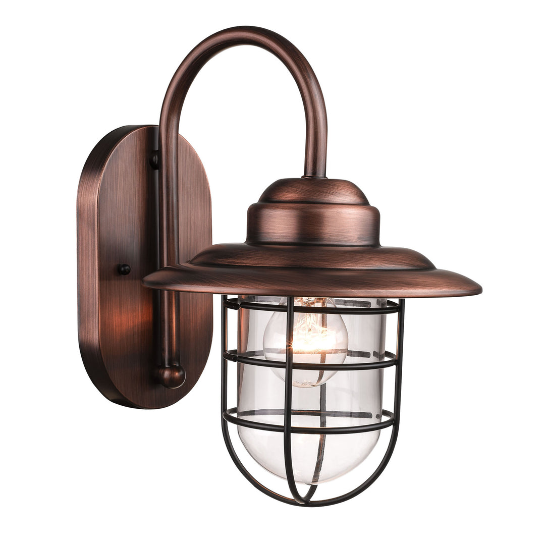 Millennium Lighting 5393-NC R Series One Light Wall Sconce Outdoor Copper/Antique/Verde
