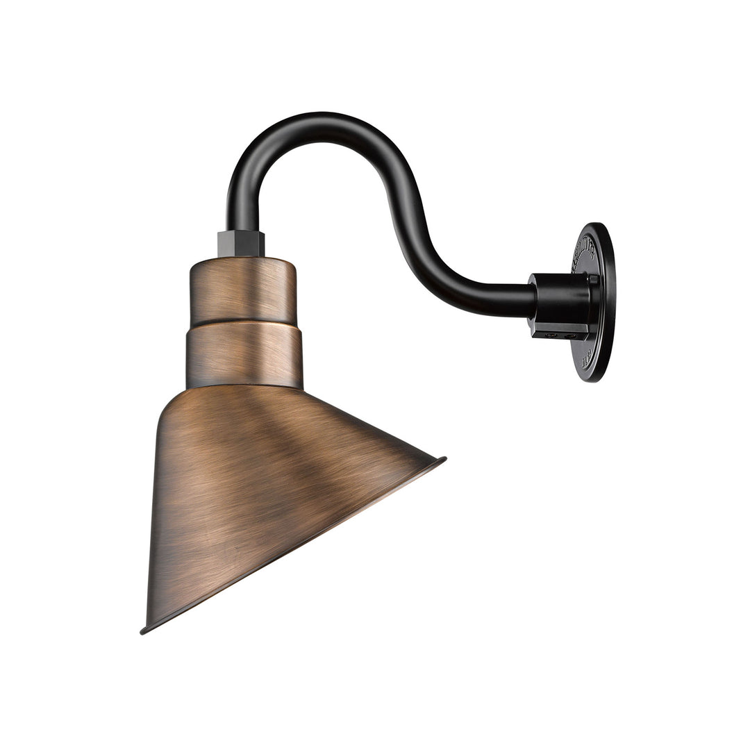 Millennium Lighting RAS10-NC R Series One Light Pendant Outdoor Copper/Antique/Verde