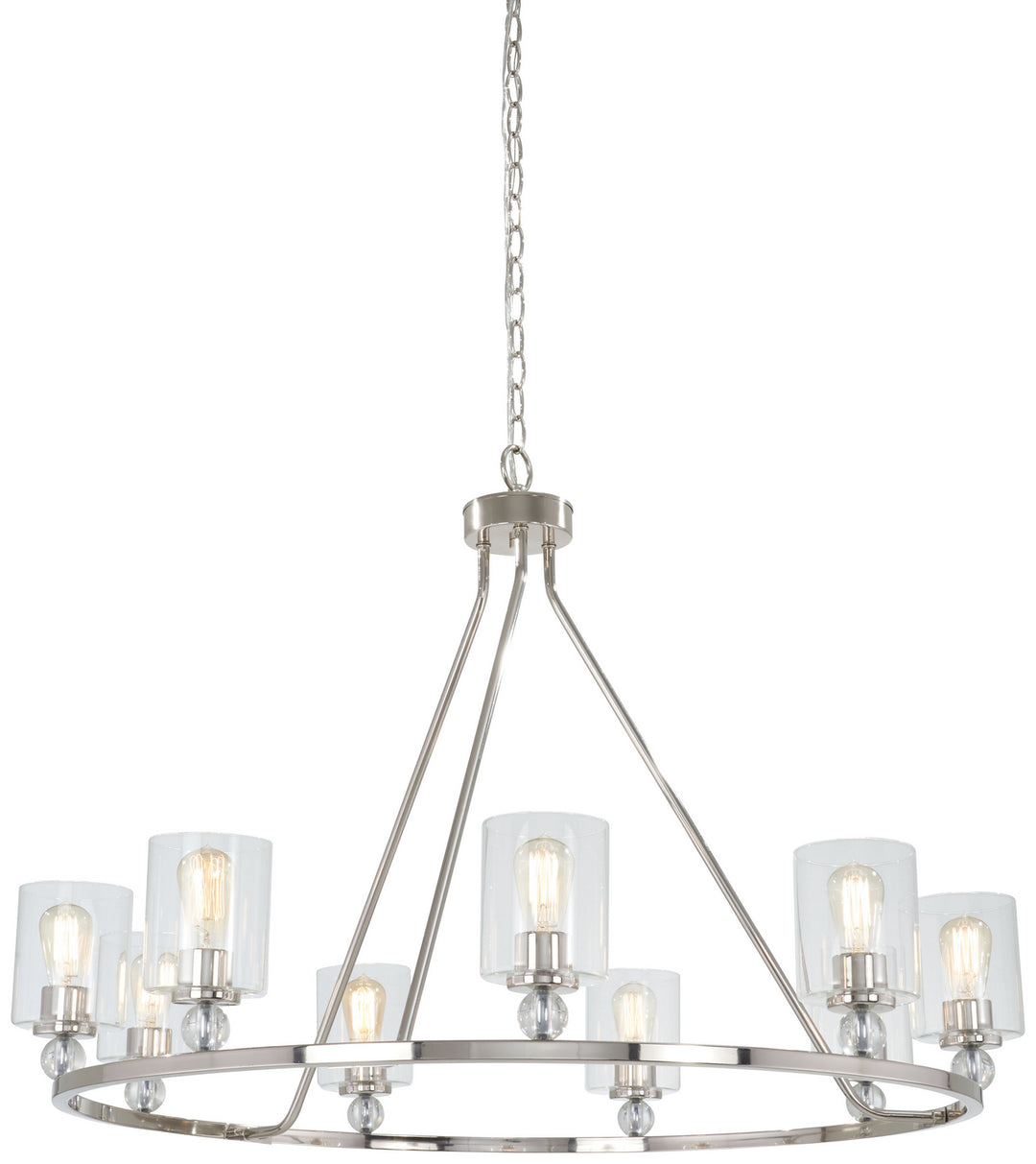 Minka-Lavery Studio 5 3087-613 Chandelier Light - Polished Nickel