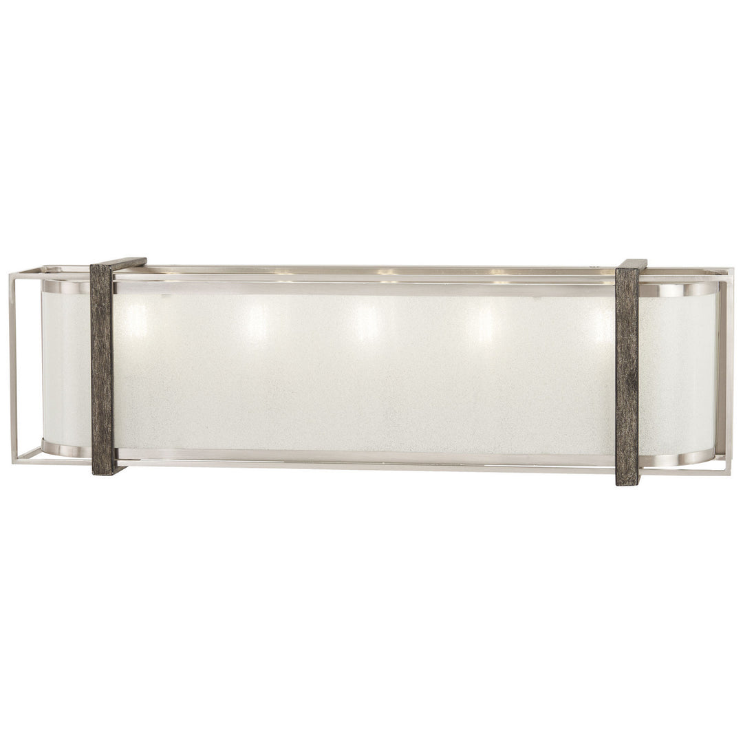 Minka-Lavery Tyson'S Gate 4565-098 Bath Vanity Light 24 in. wide - Brushed Nickel W/Shale Wood