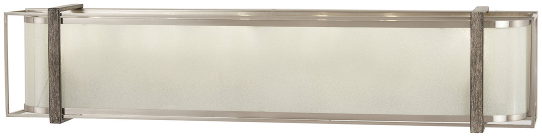 Minka-Lavery Tyson'S Gate 4566-098 Bath Vanity Light 32 in. wide - Brushed Nickel W/Shale Wood