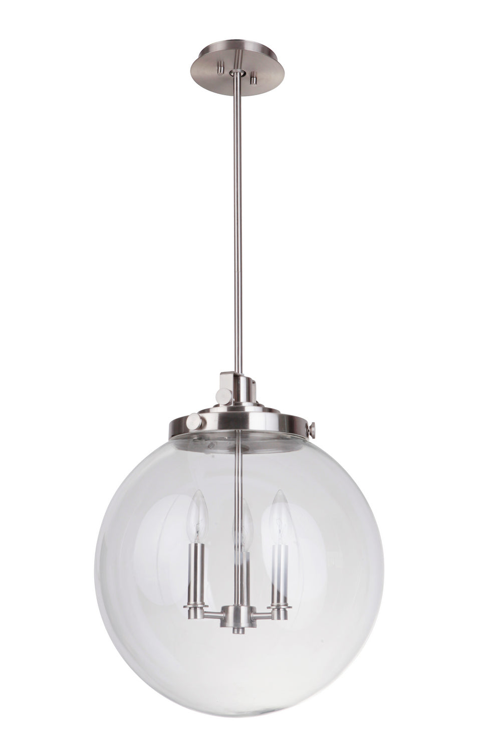 Mariana Globe 101645 Pendant Light - Brushed Nickel