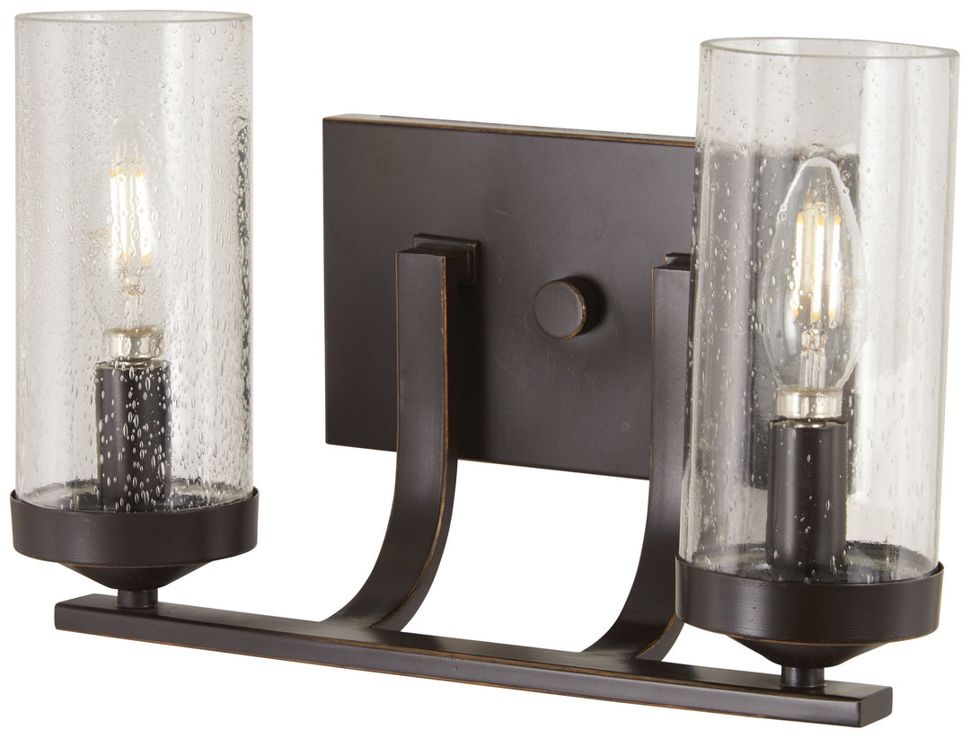 Minka-Lavery Elyton 4652-579 Bath Vanity Light 13 in. wide - Downton Bronze With Gold Highl