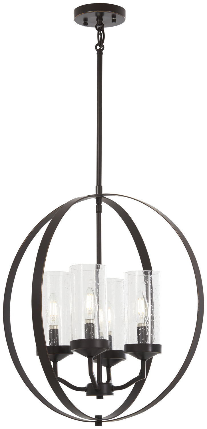 Minka-Lavery Elyton 4657-579 Pendant Light - Downton Bronze With Gold Highl